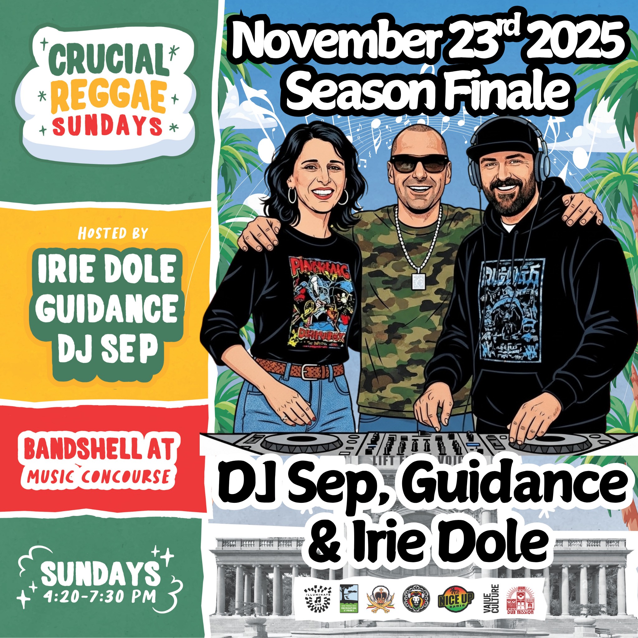 Season Finale of Crucial Reggae Sundays 2025- November 23rd 