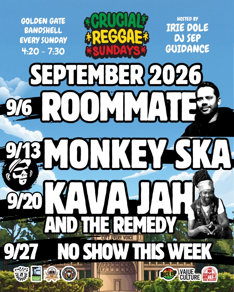 Crucial Reggae Sundays in September. 